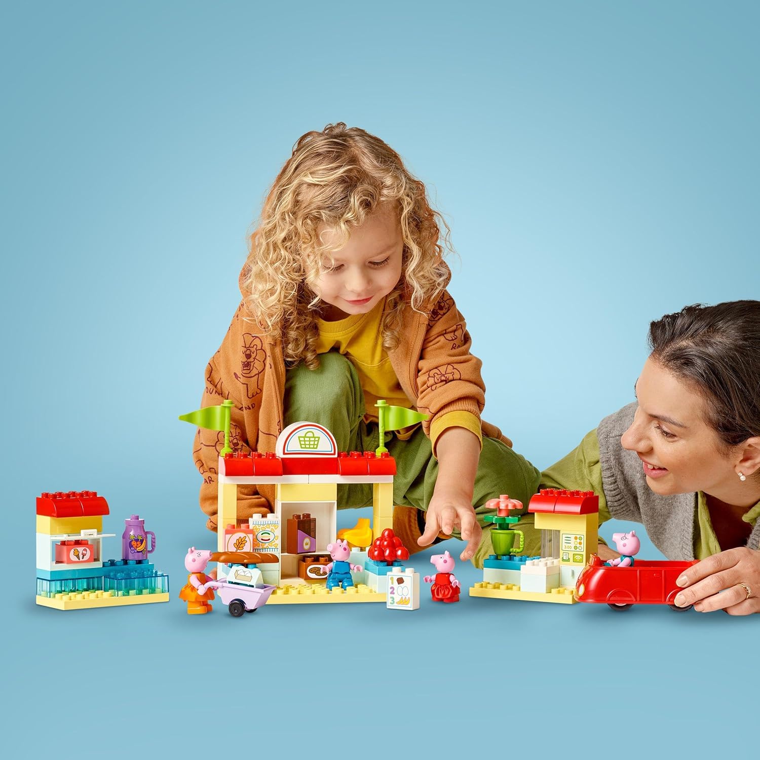 Конструктор LEGO DUPLO Супермаркет Свинка Пеппа 70 дет. - фото 7