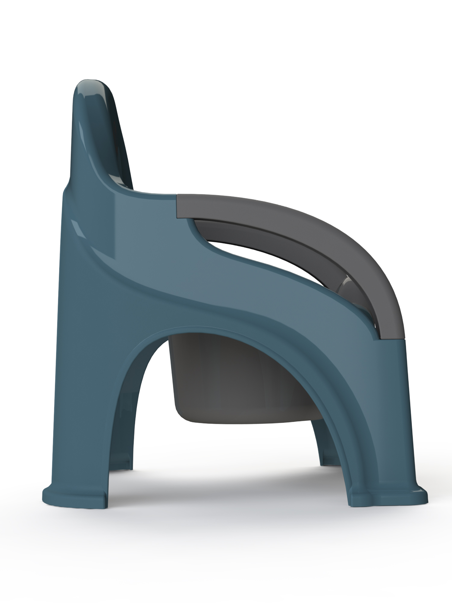 Горшок Amarobaby Baby chair стульчик бирюзовый - фото 6