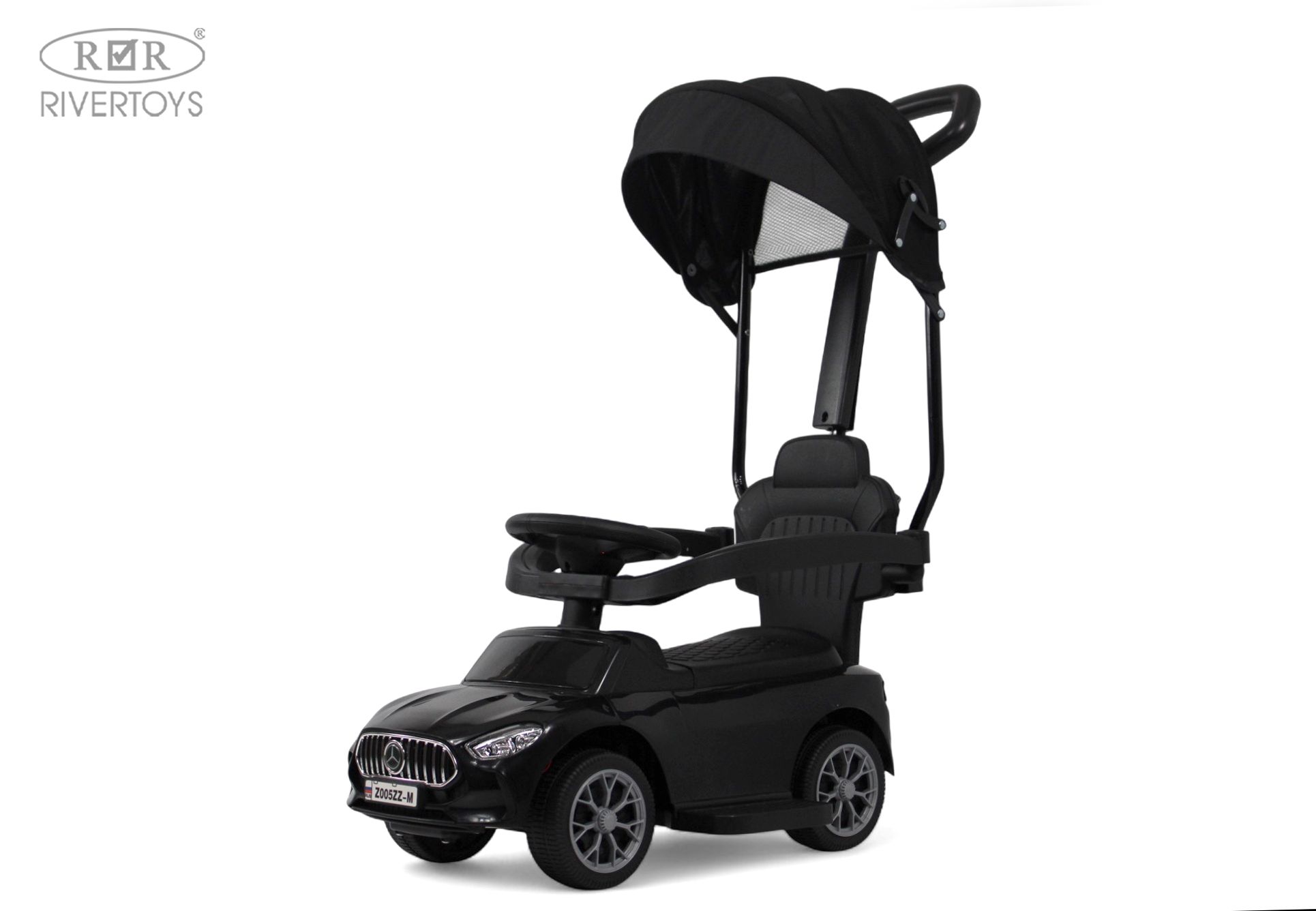 Каталка RIVERTOYS Z005ZZ-M-BLACK черный - фото 1