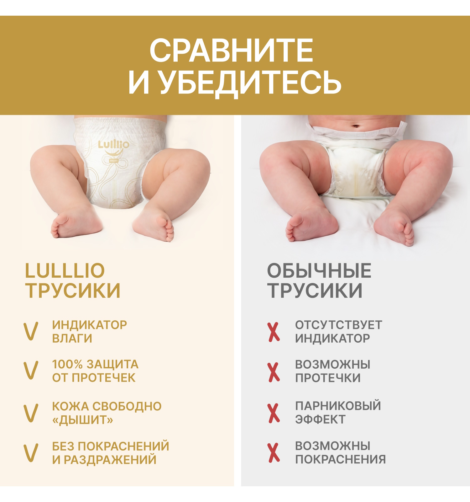 Трусики Lulllio ночные XXL (15-20 кг) 46 шт. - фото 9