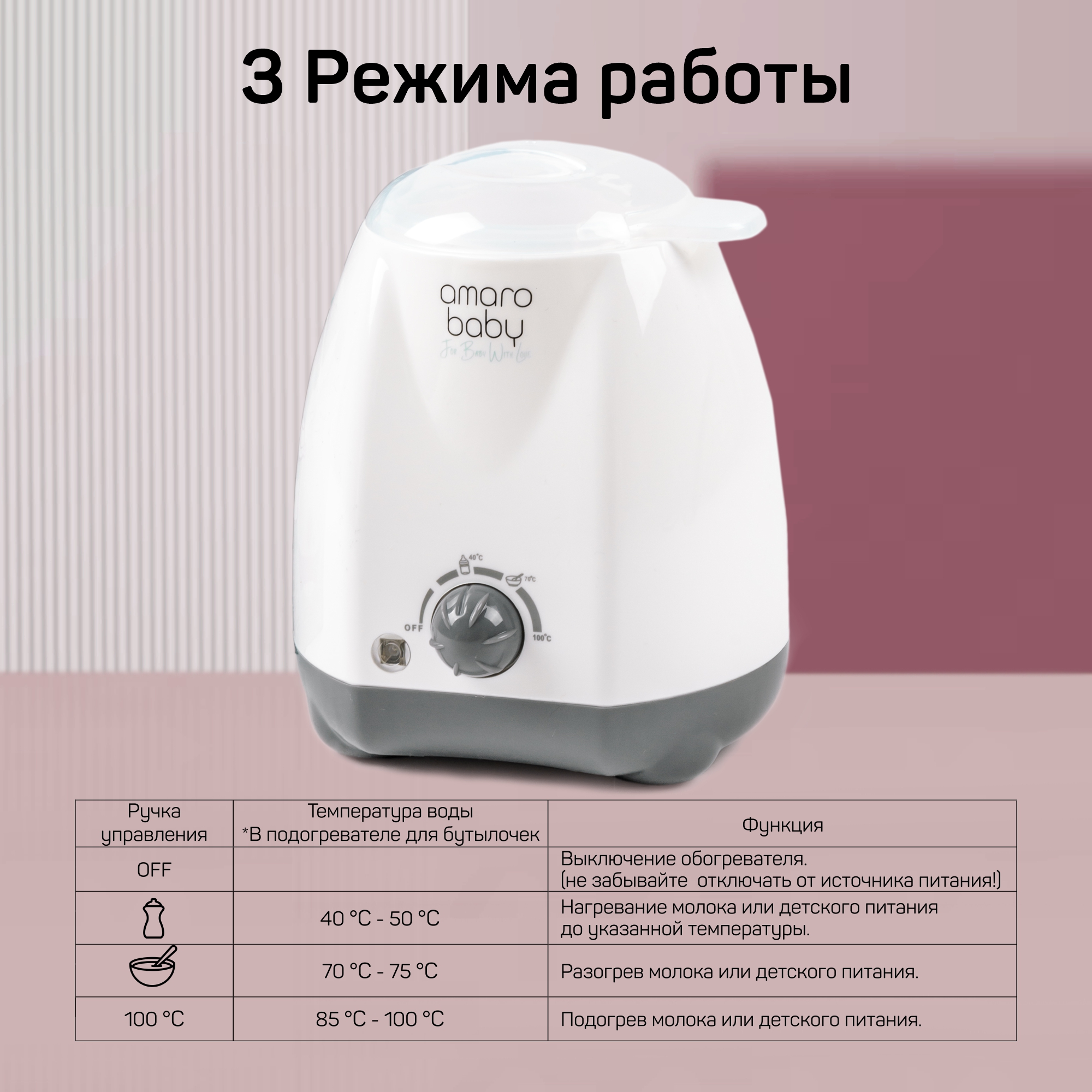 Подогреватель AmaroBaby для детского питания - фото 11