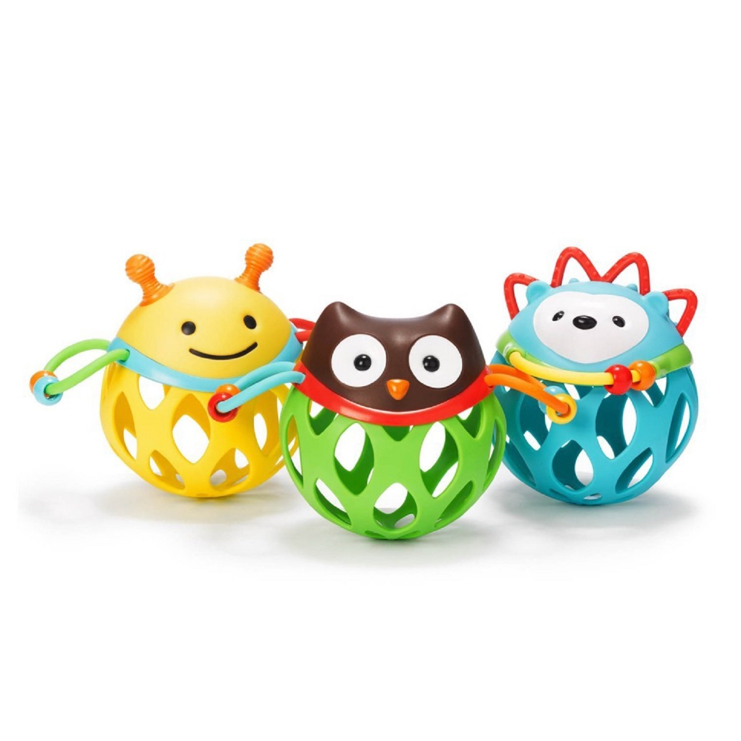 Игрушка Skip Hop погремушка Ёжик Хадсон с прорезывателем - фото 3