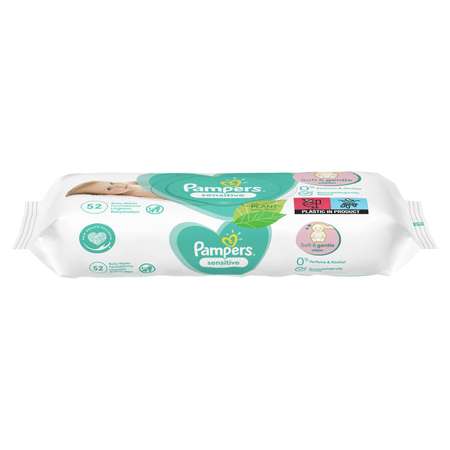 Влажные салфетки Pampers Sensitive 52 шт.