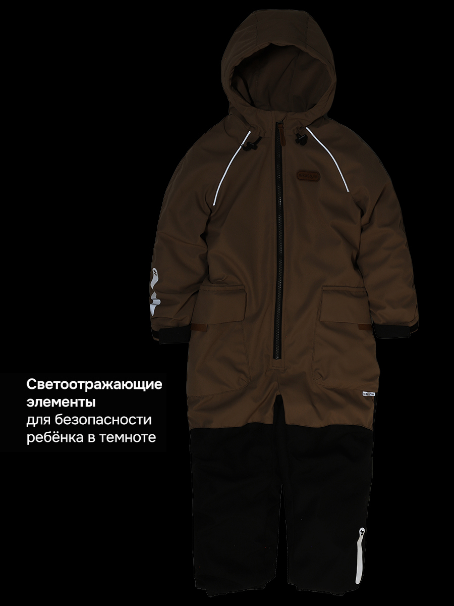 Комбинезон NIKASTYLE 8м1726 орех/черный - фото 9