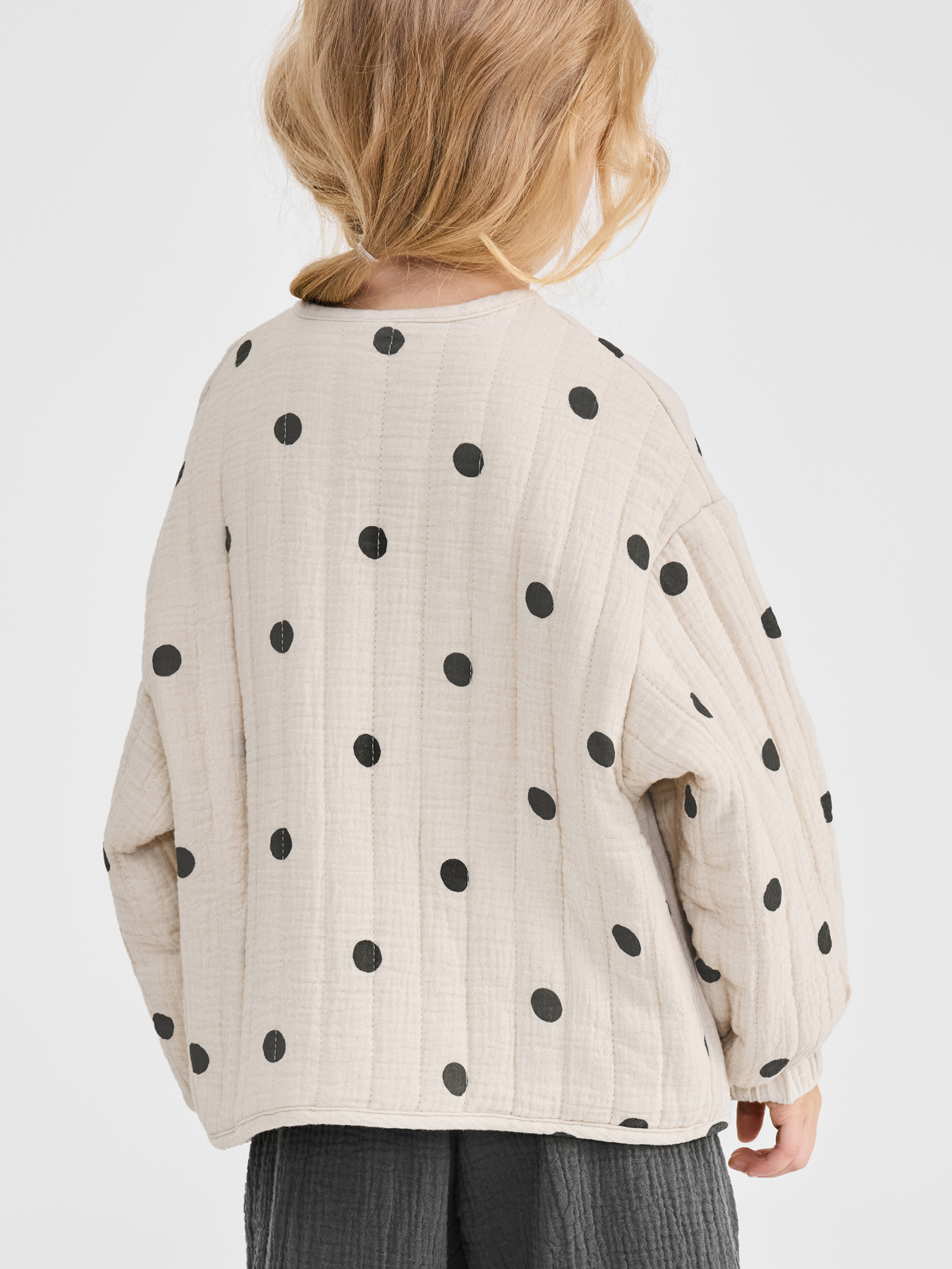 Куртка Happy Baby 88270-1_beige with dots - фото 2