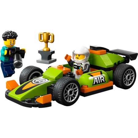 Конструктор LEGO City Зеленый Гоночный автомобиль блочный