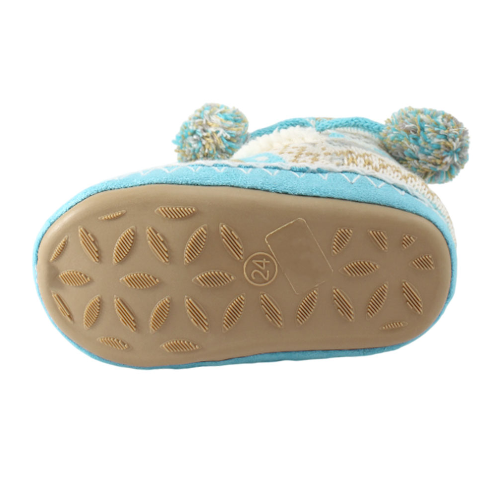 Тапочки Europen HB41006-СВ EUROPEN Тапочки для девочки,бело-голубой - фото 5