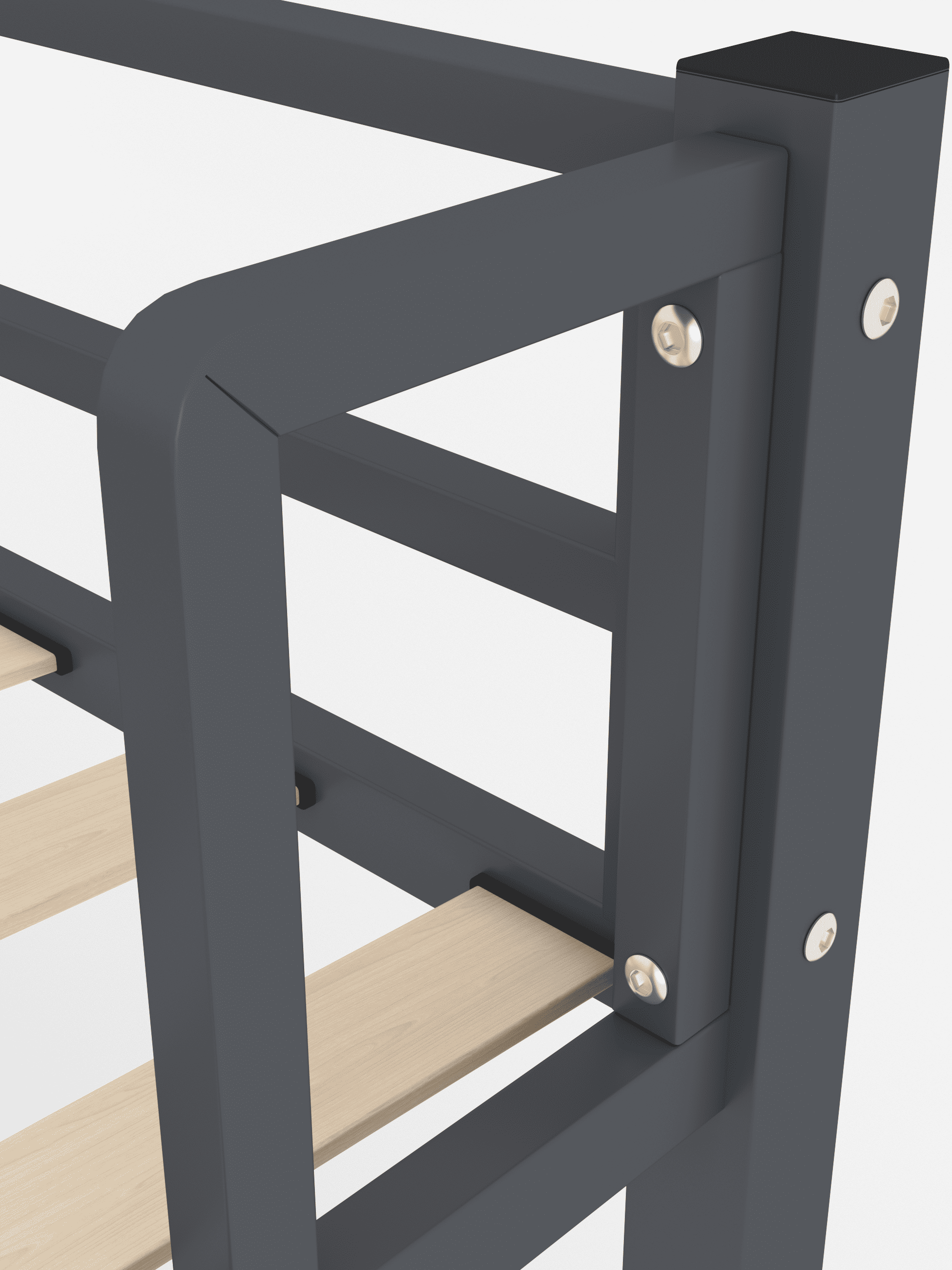 Кровать REDFORD (серый) - фото 5