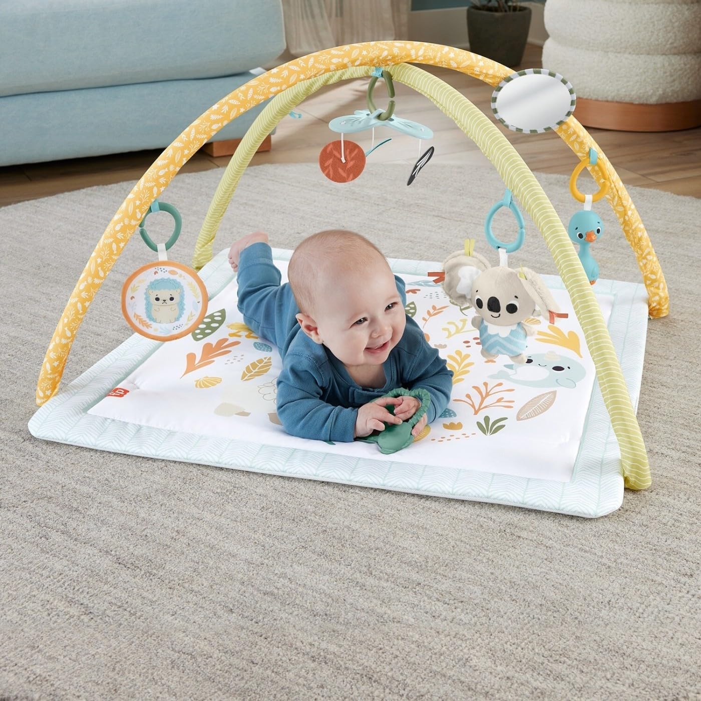 Коврик Fisher Price с дугами Первые прикосновения ребенка - фото 8
