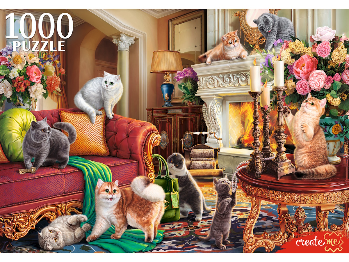 Пазл Рыжий кот классический - фото 1