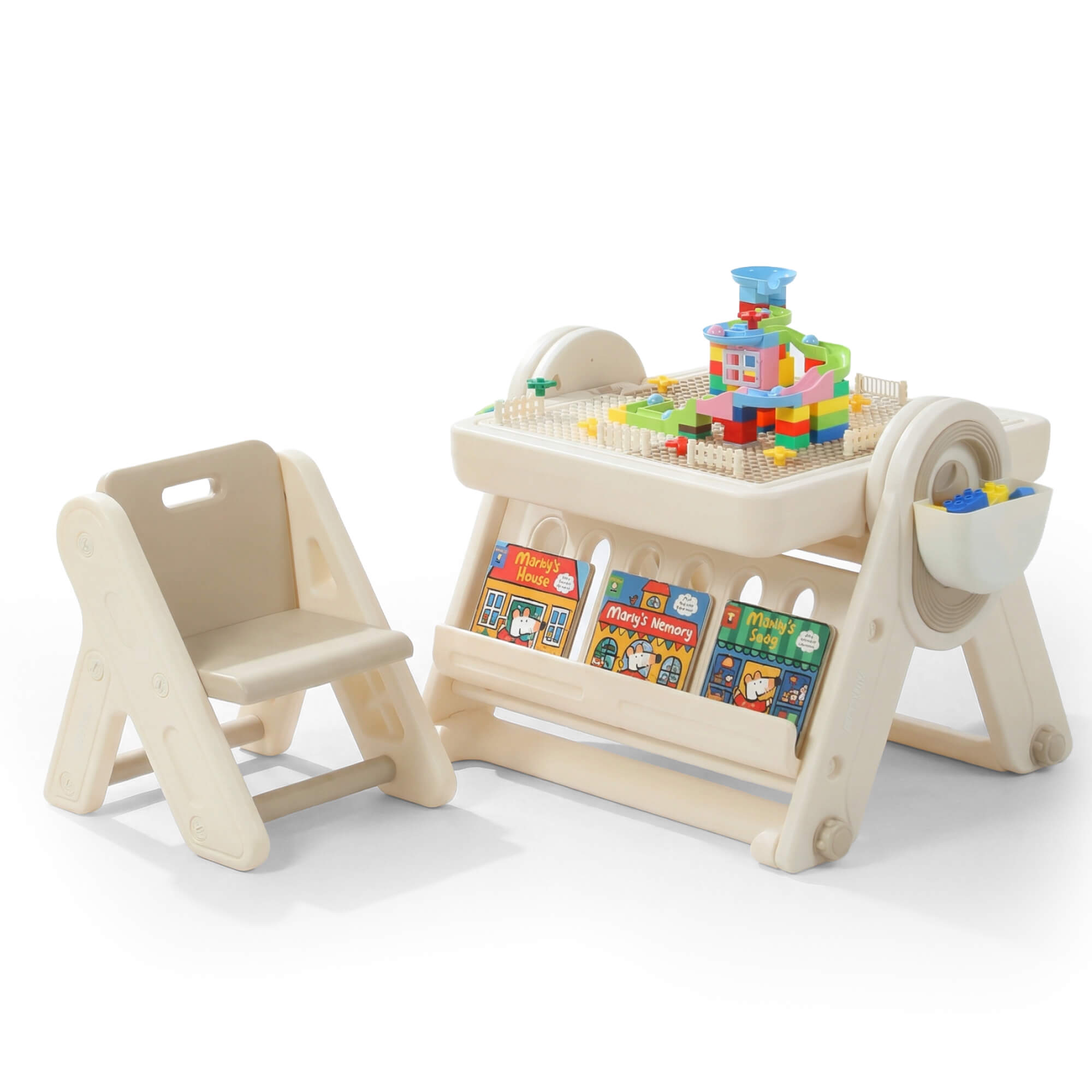 Комплект мебели UNIX Kids 4 в 1 стол трансформер и стул - фото 33