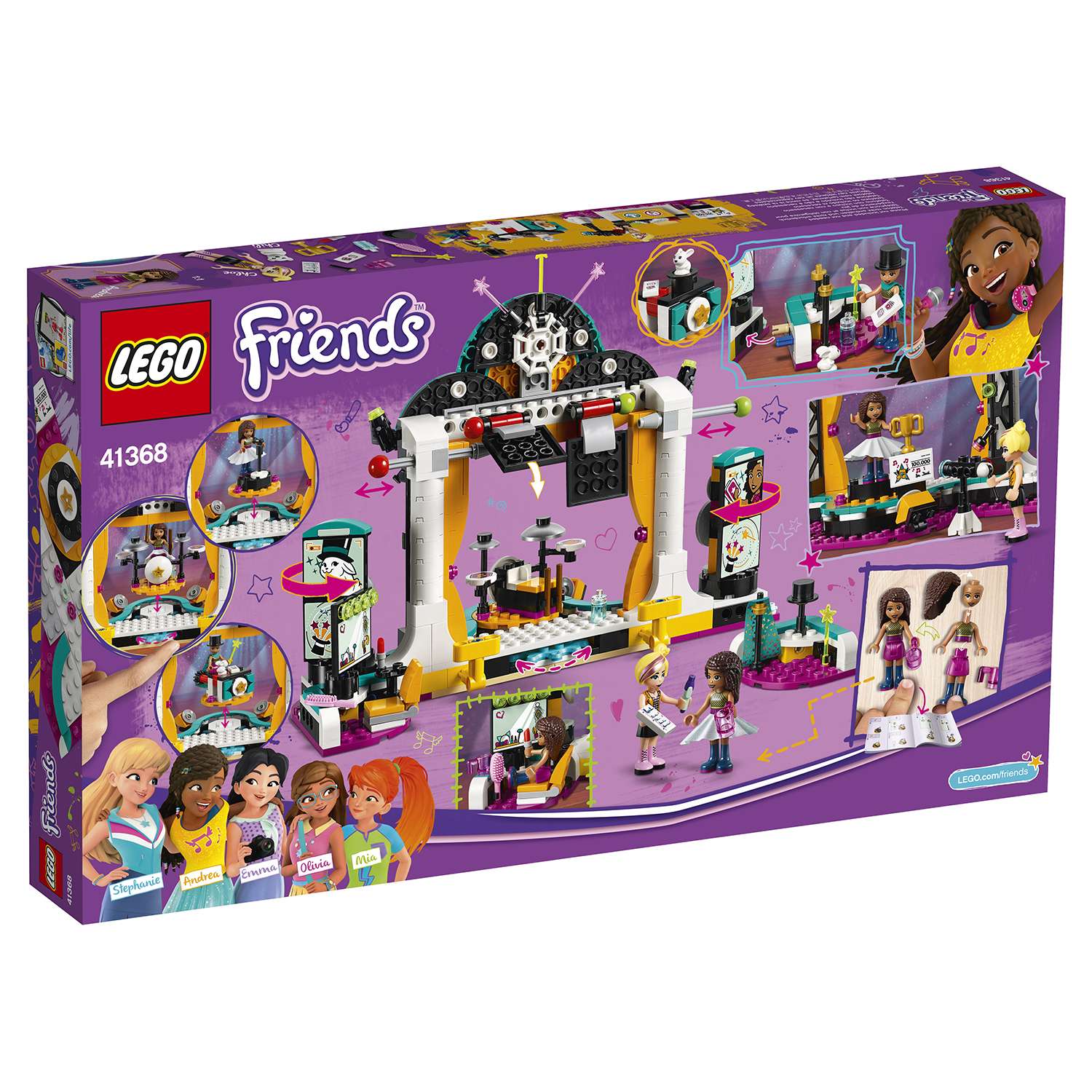 Конструктор LEGO Friends Шоу талантов блочный - фото 3