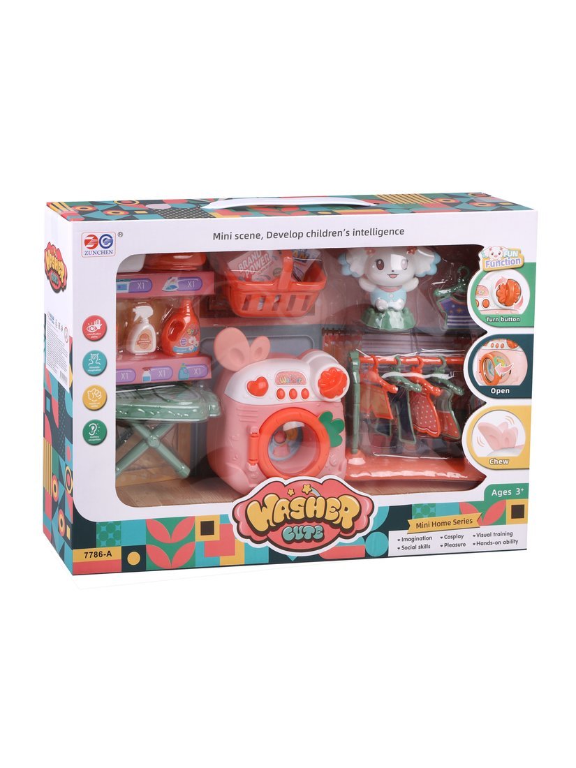 Игрушка Наша Игрушка стиральная машина, гладильная доска - фото 3
