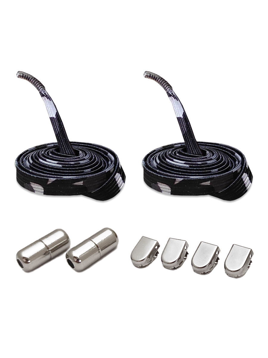 Шнурки Solaris S8502b-w - фото 1