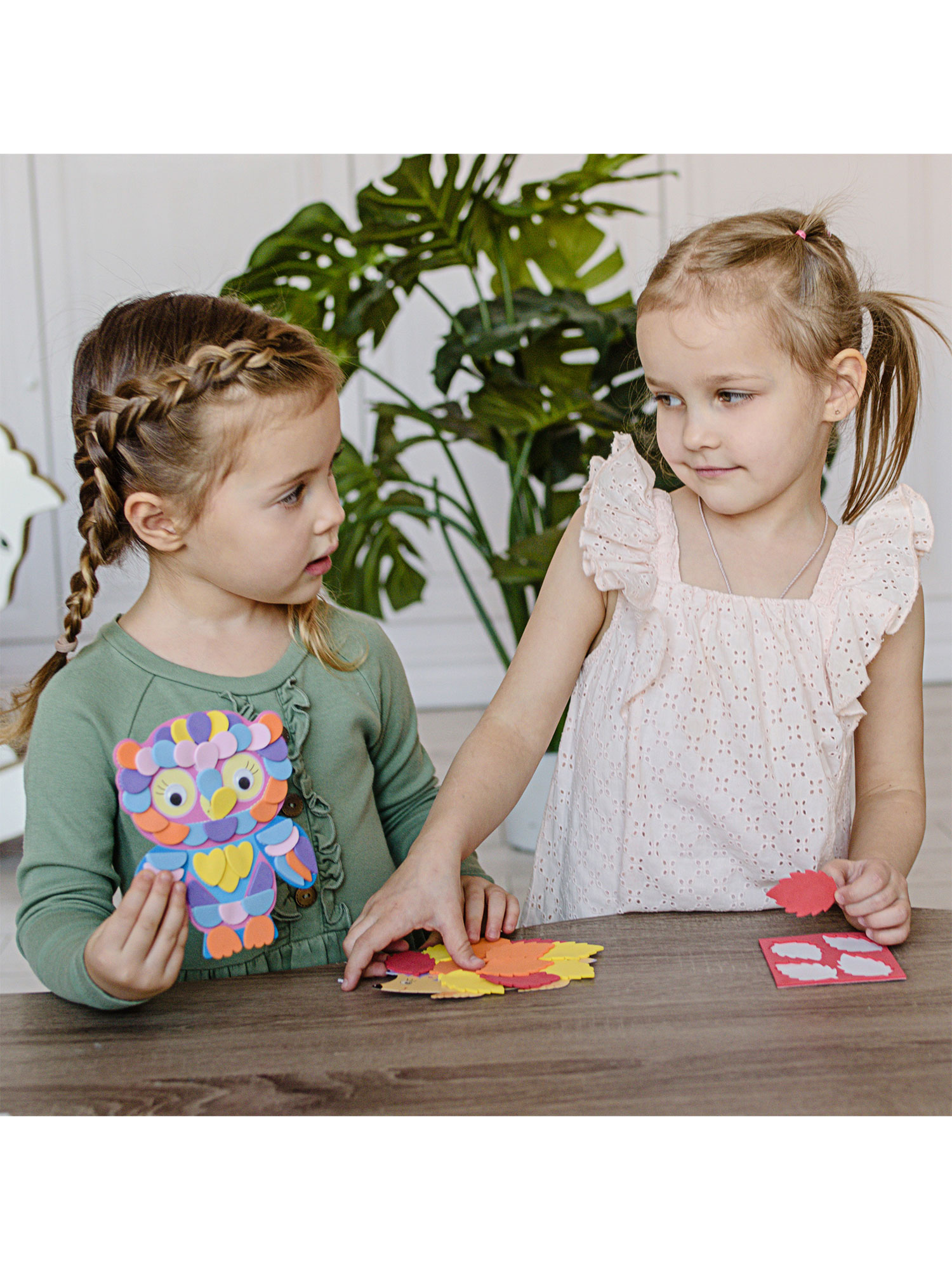 Набор для творчества Дрофа-Медиа аппликация Сова Ёжик - фото 8