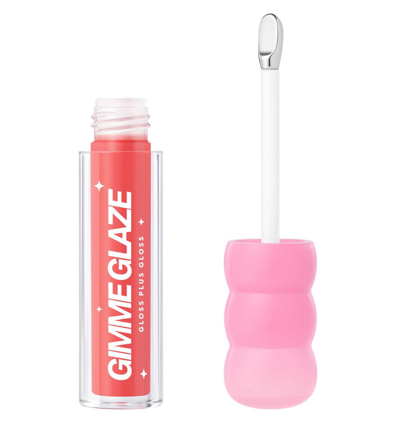 Блеск для губ Love Generation Gimme Glaze зеркальное покрытие эффект увлажнения и объема тон 05 перс-роз 3мл - фото 1
