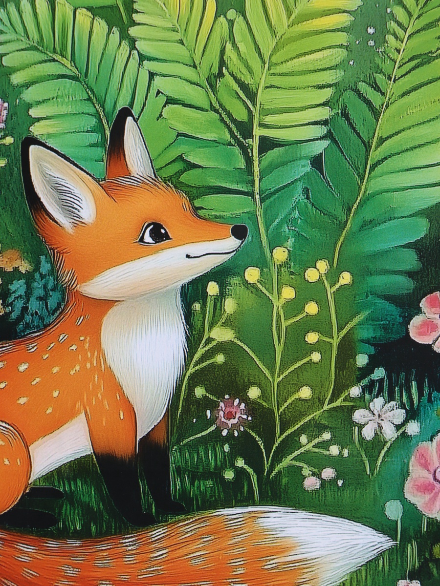 Пакет подарочный Арт и Дизайн Лесные жители зелёный 18×22.3×10 см - фото 3