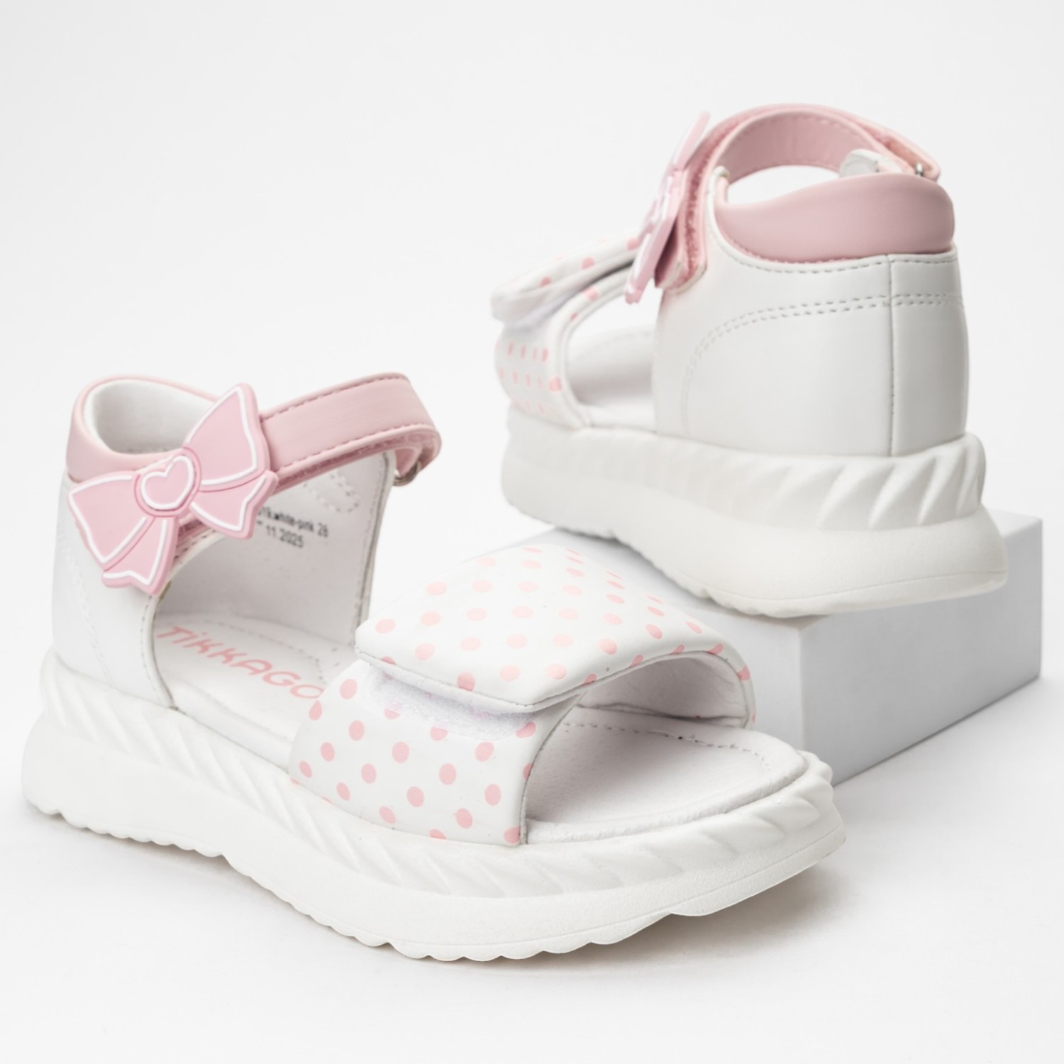 Сандалии TikkaGo 4J12_23519_white-pink - фото 2