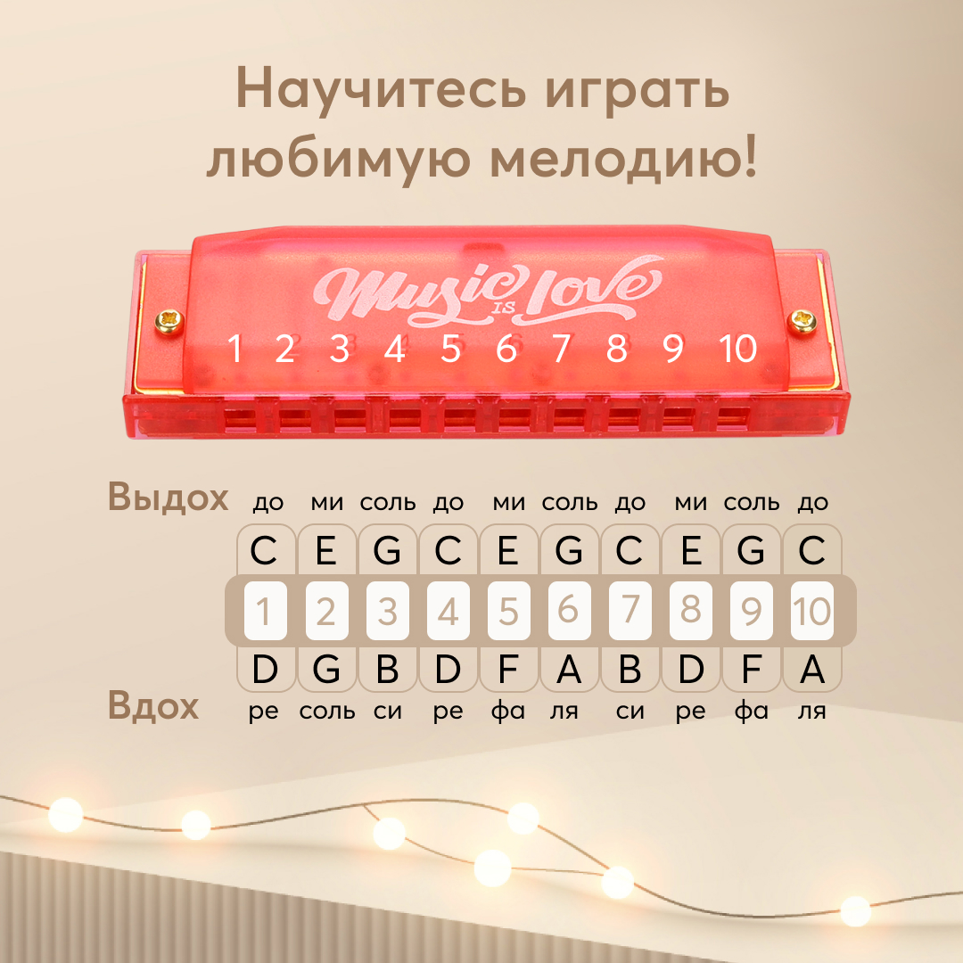 Игрушка музыкальная Happy Baby гармошка - фото 3