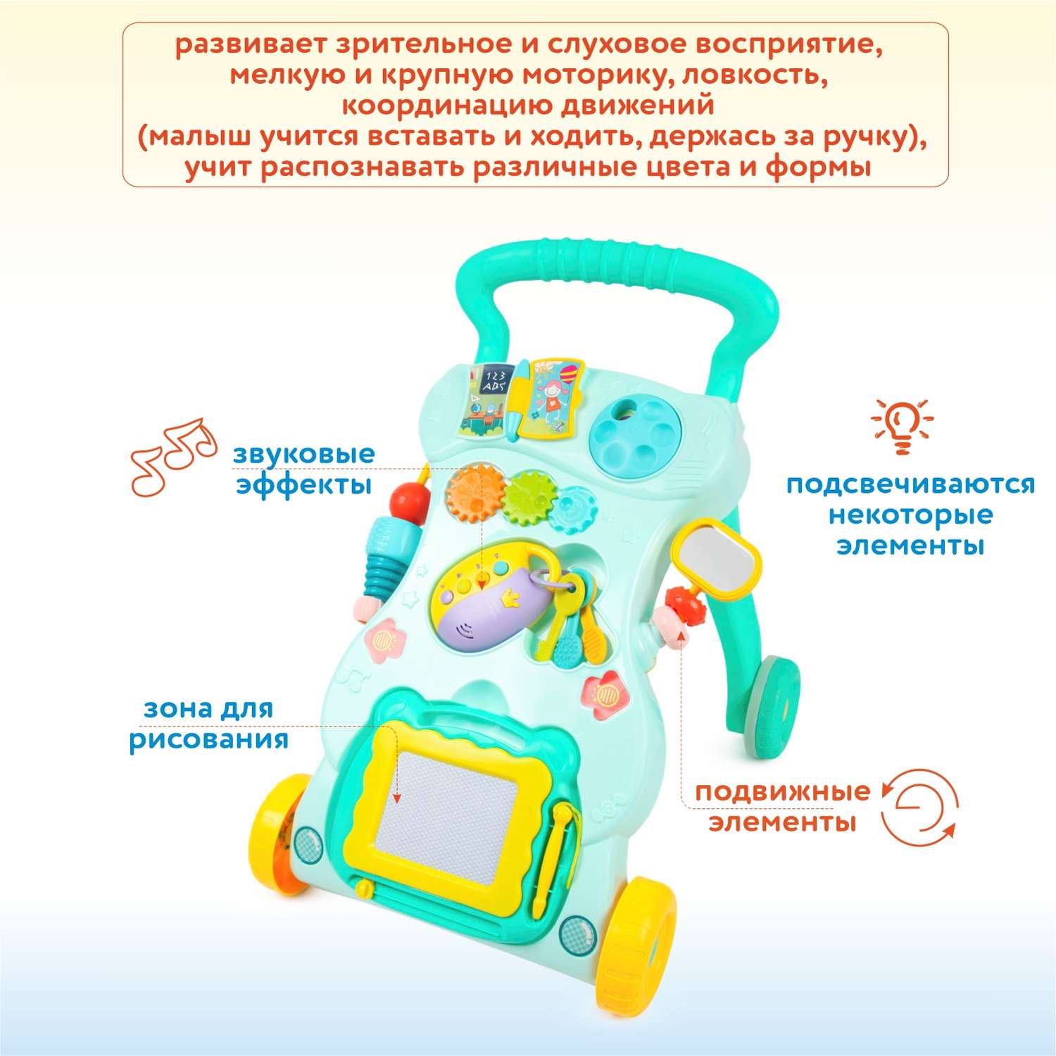 Ходунки Huanger Happy World OCH0008938 - фото 2