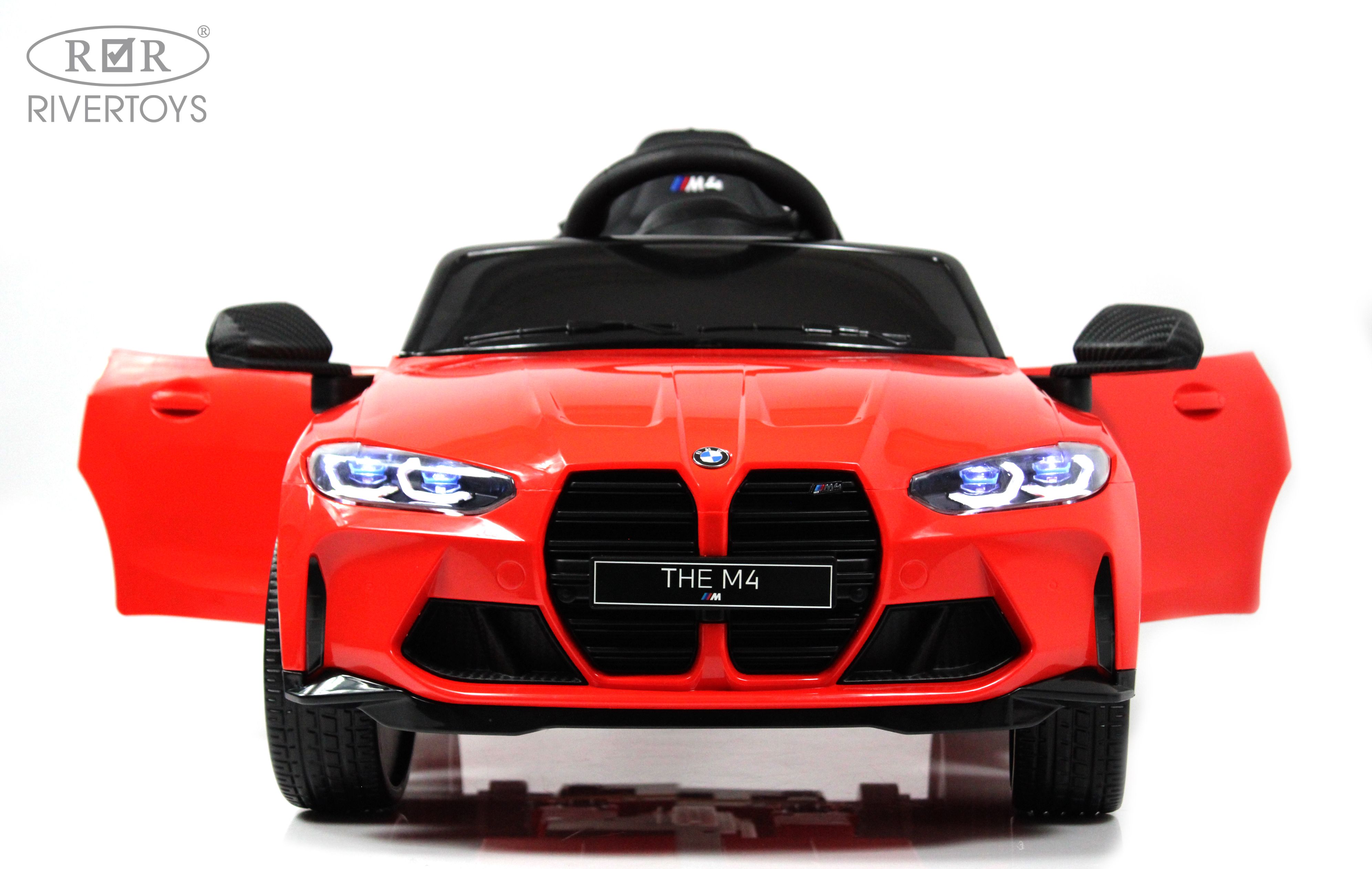 Электромобиль RIVERTOYS BMW A004AA-BMW-RED С пультом ДУ - фото 8
