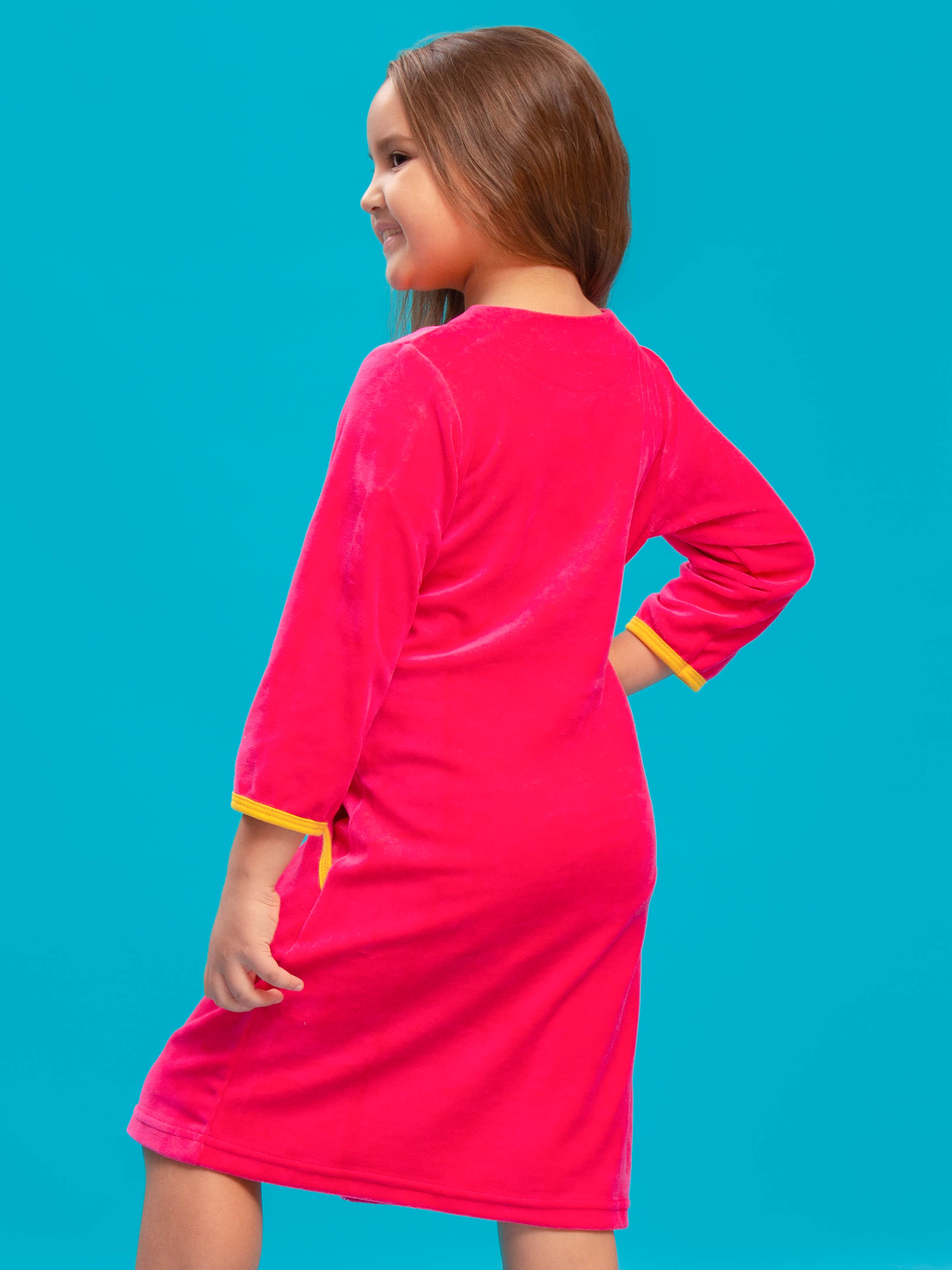 Халат TOTEMFOX 831В2F/малиновыйКотик - фото 3