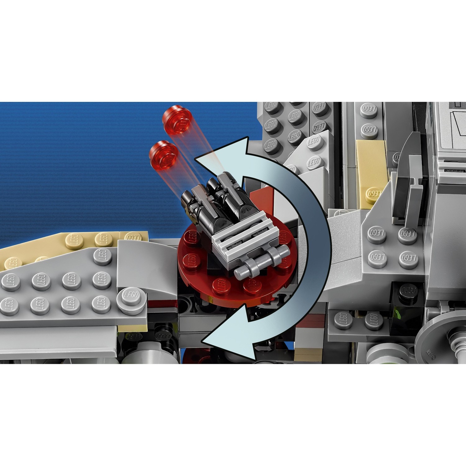 Конструктор LEGO Star Wars Боевой фрегат Повстанцев блочный - фото 6