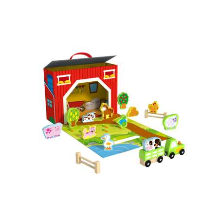 Игровой набор Tooky Toy Чемоданчик Ферма