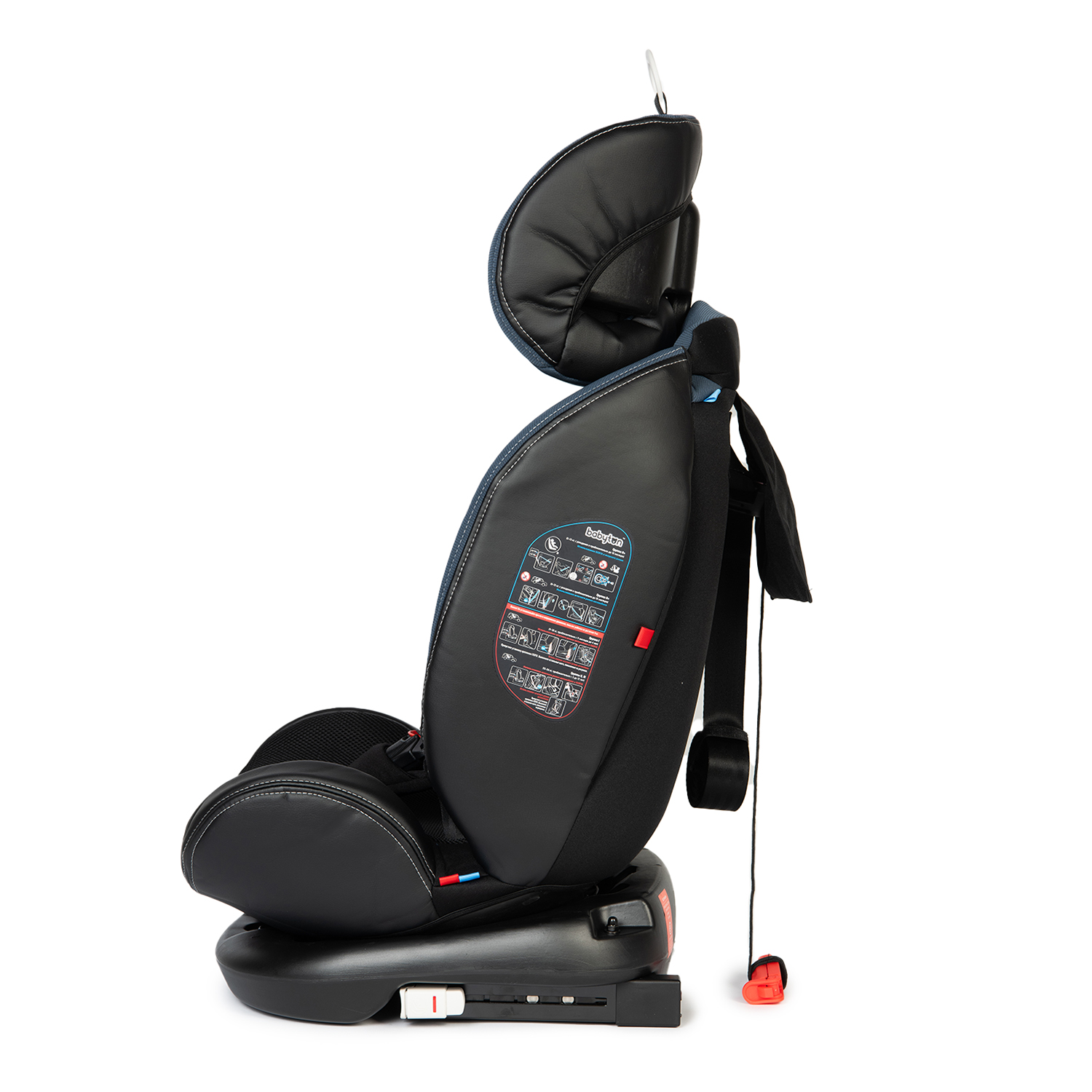 Автокресло Babyton Multi-Stage Black-Blue Isofix 0+/1/2/3 (0-36 кг) - фото 18