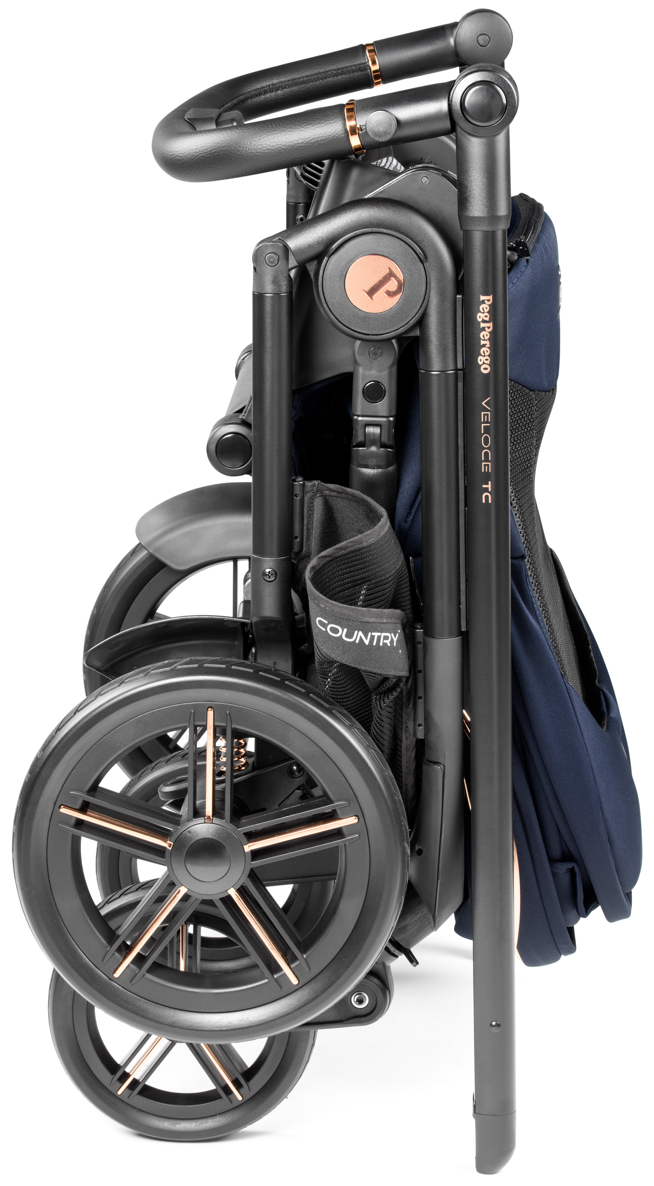 Коляска прогулочная Peg-Perego Veloce TC синий - фото 9