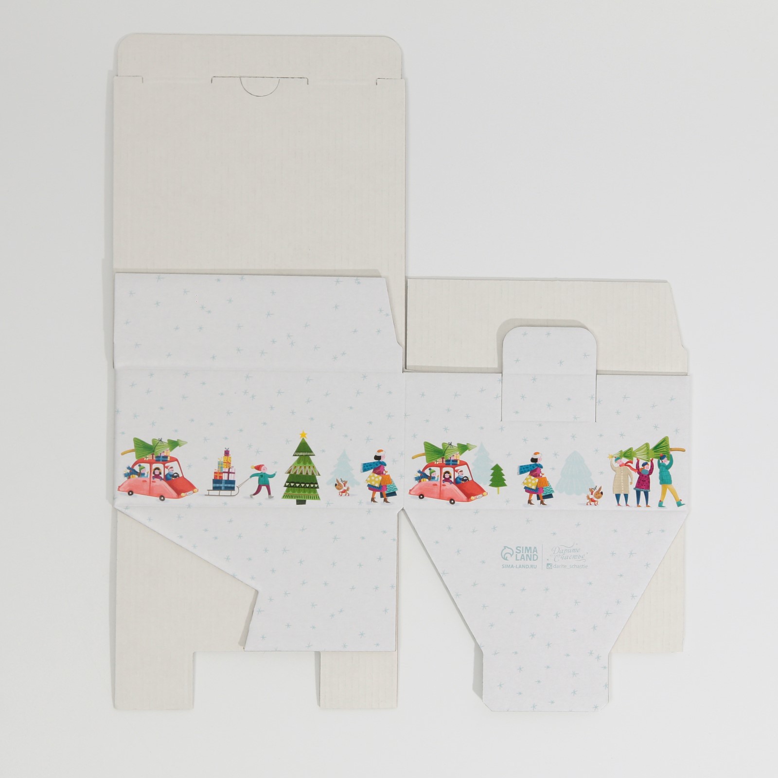 Коробка Дарите Счастье складная «Город». 15×15×7 см - фото 8