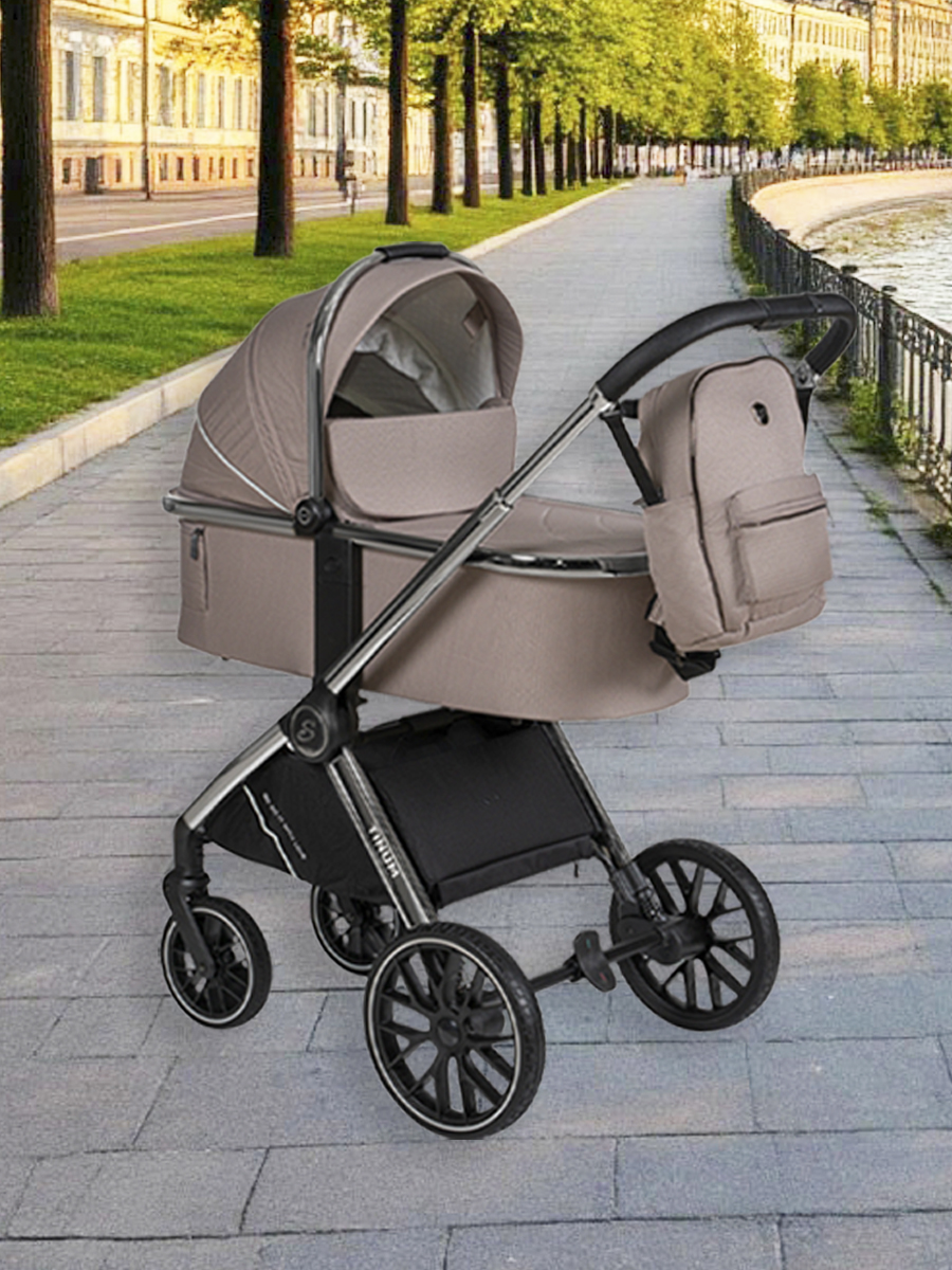 Коляска 3в1 Sevillababy Tinum бежевый - фото 2