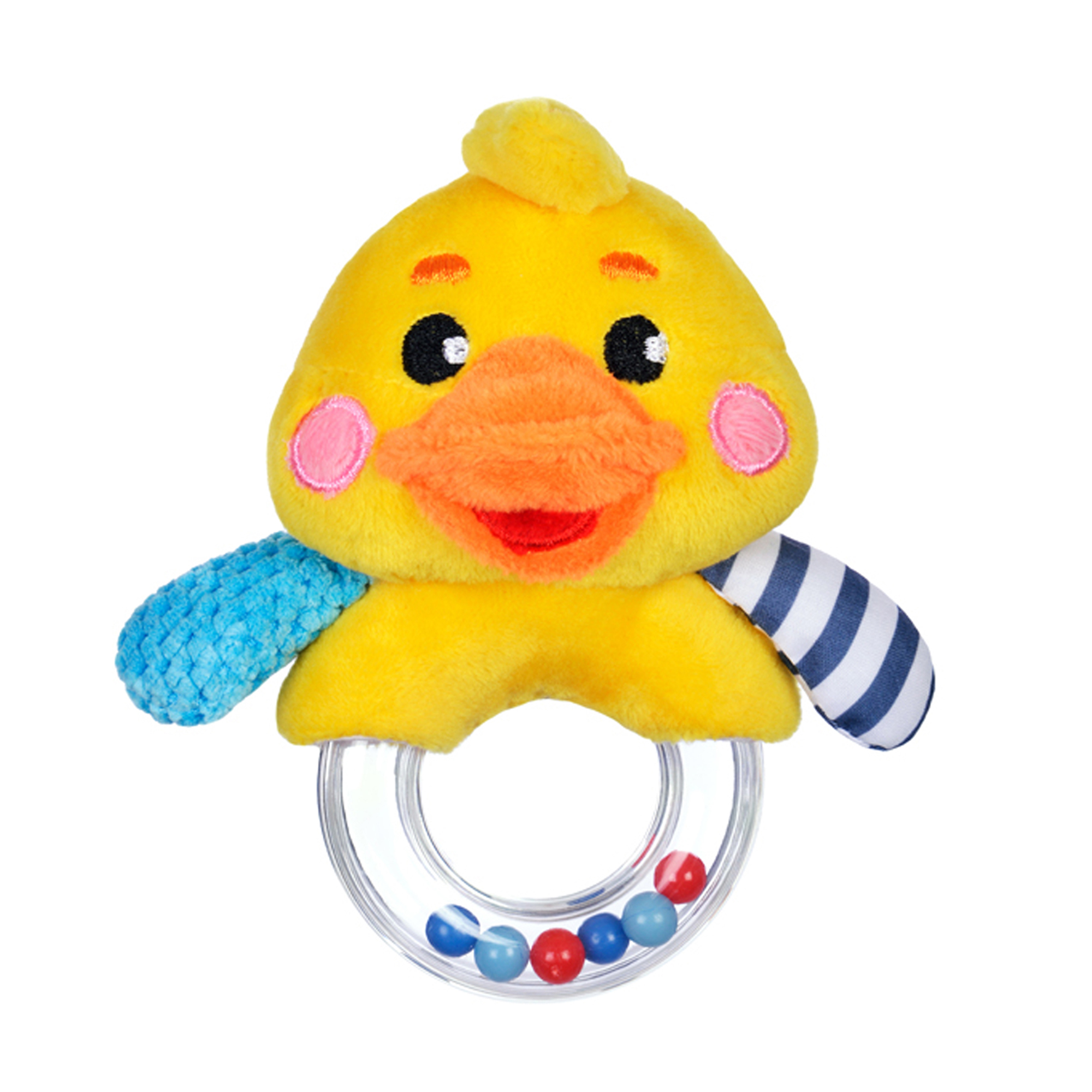 Игрушка Жирафики погремушка Утенок - фото 6