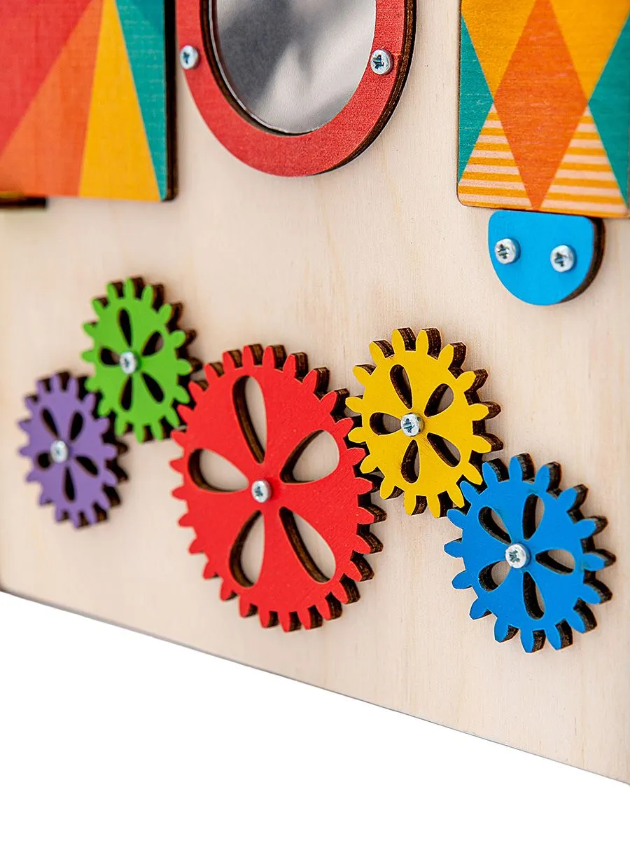 Игрушка Mag Wood бизиборд Лёвка - фото 25