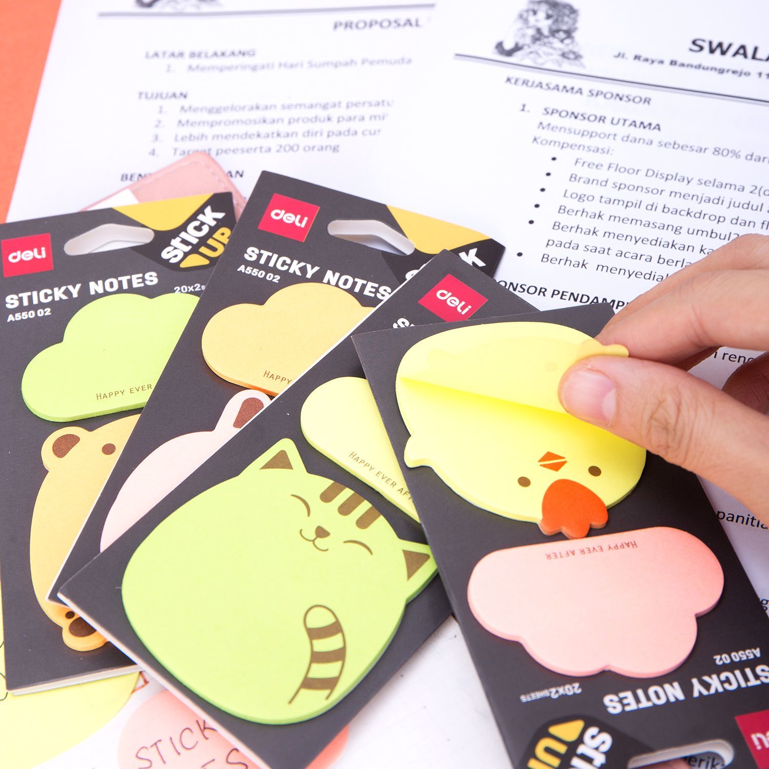 Закладка Deli 2 шт. в ассортименте - фото 8