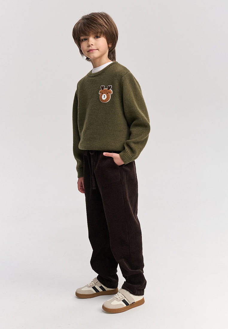 Брюки Totti Kids AW23TKB024/Брюки детские/Коричневый - фото 3