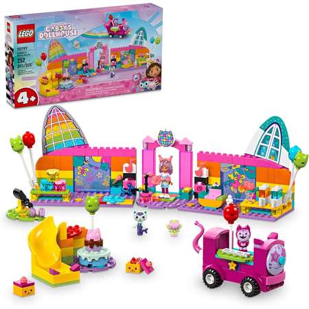 Конструктор LEGO Gabbys Dollhouse Комната для вечеринок Габби блочный