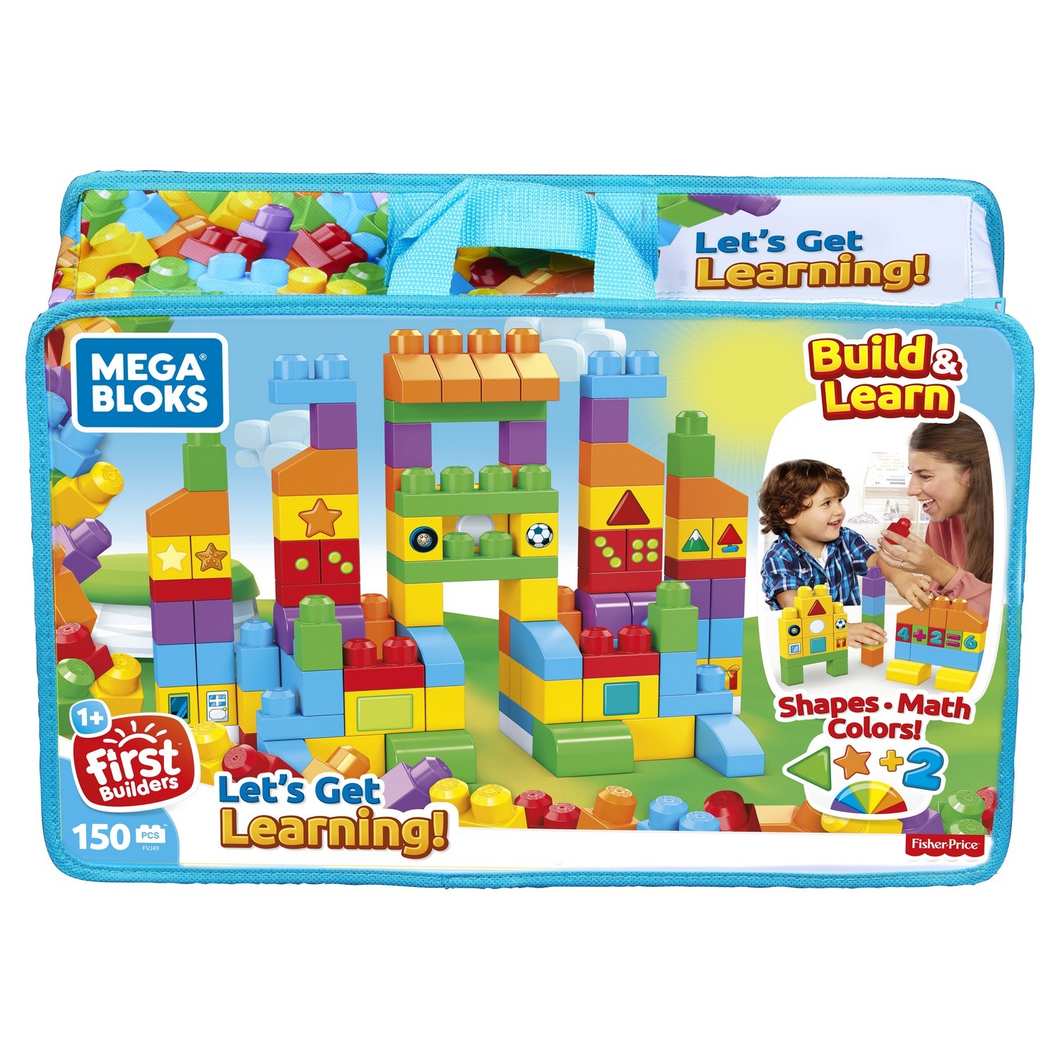 Конструктор Mega Bloks Набор обучающих блоков 150 дет. - фото 2