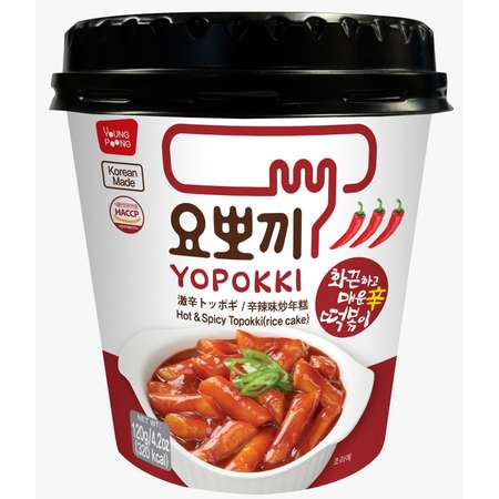 Рисовые клецки Yopokki с острым пряным соусом 120г