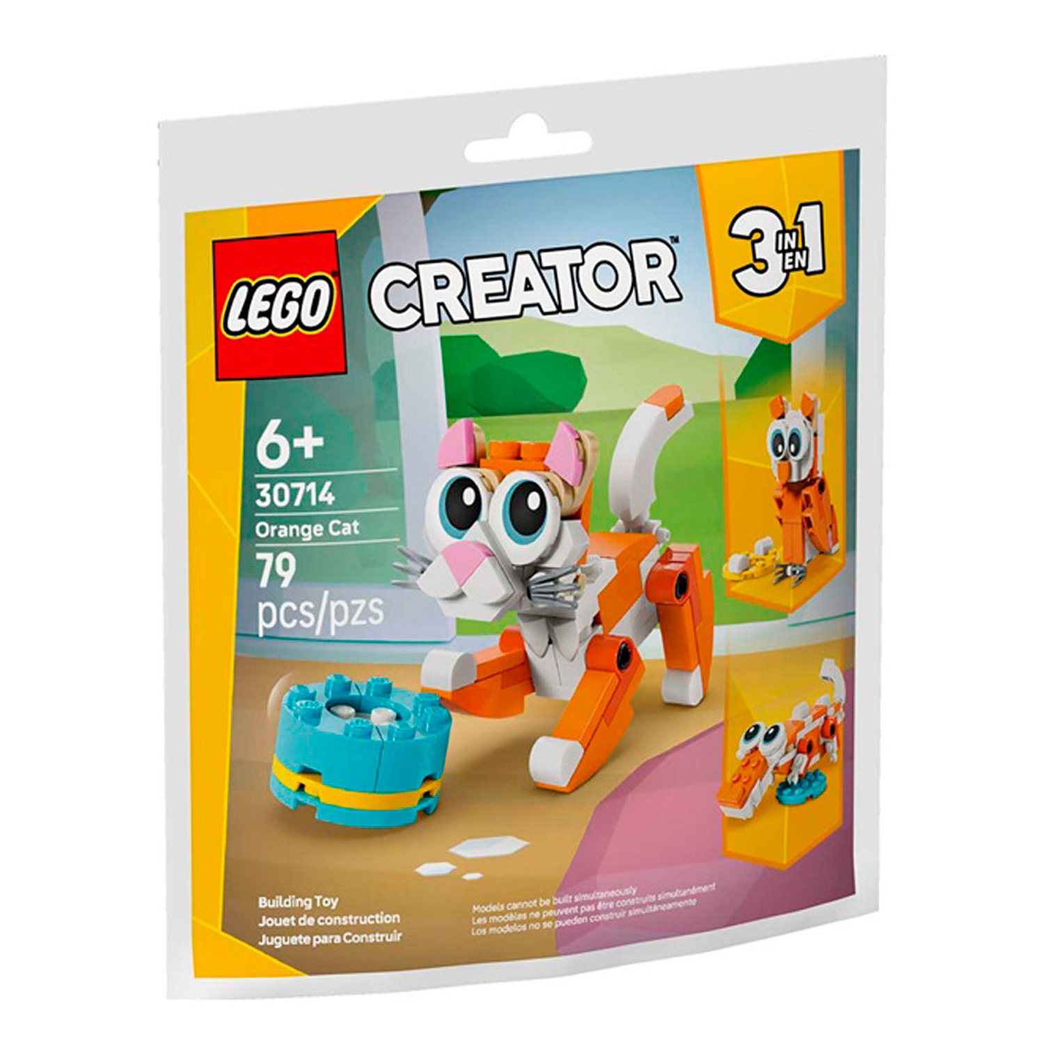 Конструктор LEGO Creator Оранжевый кот 3-в-1 79 дет. - фото 2
