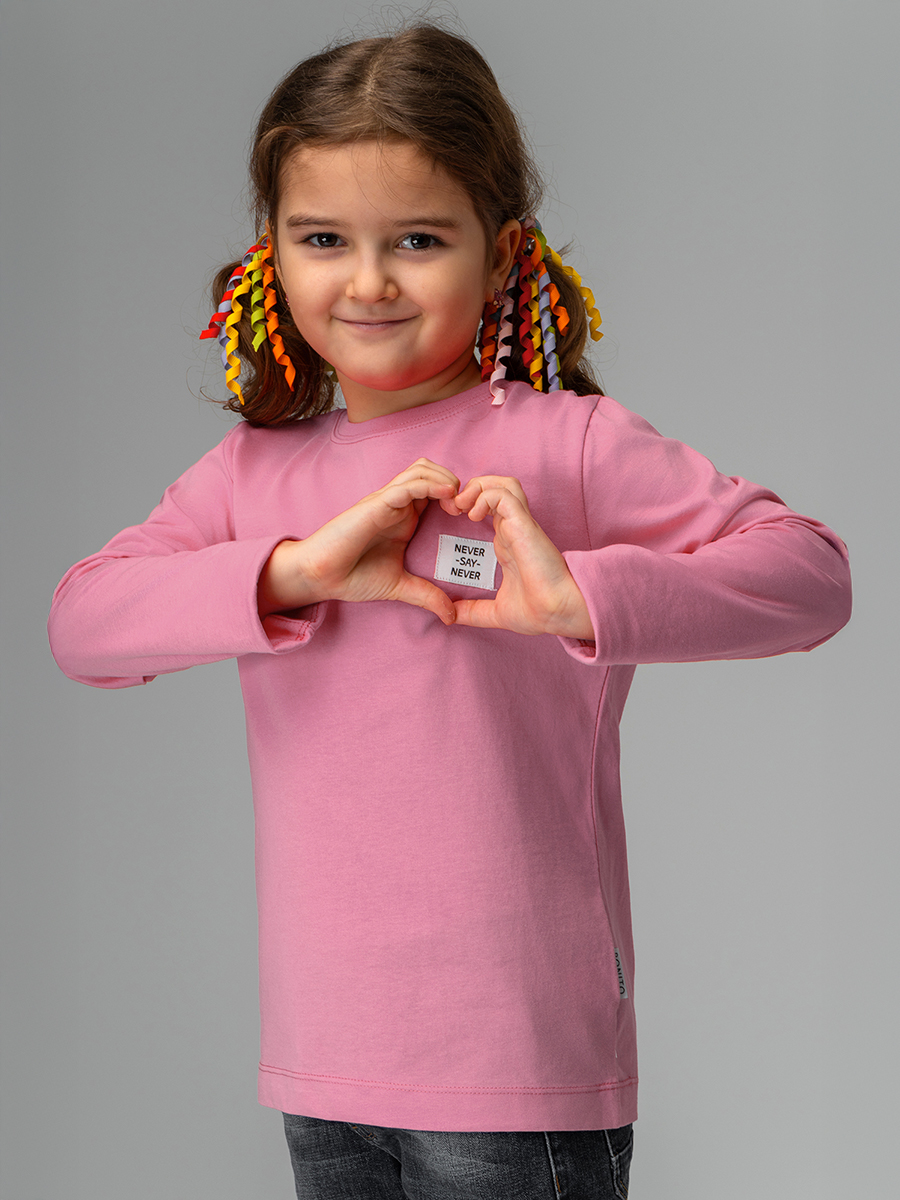 Лонгслив BONITO KIDS SS6097грязно.розовый - фото 9