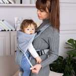Рюкзак-кенгуру Чудо-чадо «BabyActive Grace» от 0 мес серый