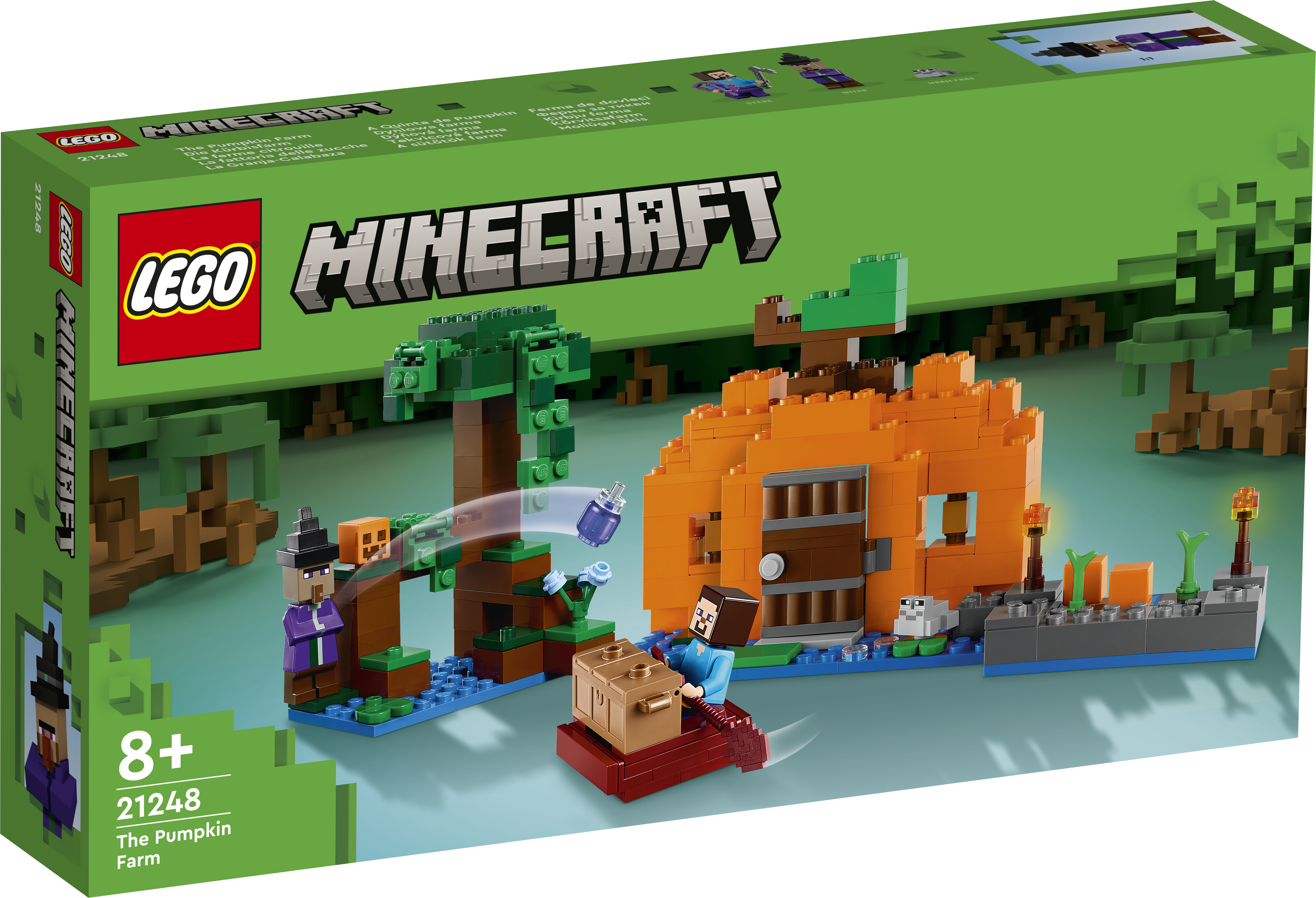 Конструктор LEGO Minecraft The Pumpkin Farm 257 дет. - фото 13
