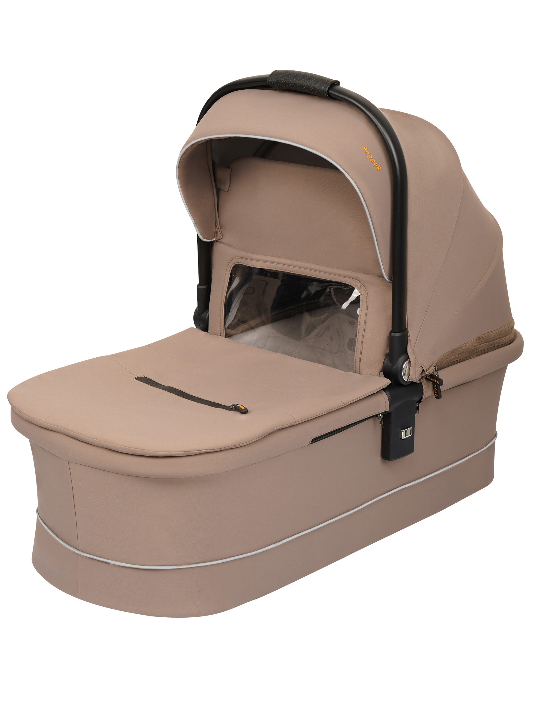 Коляска 2в1 JOVOLA Pepper универсальная коричневый - фото 15