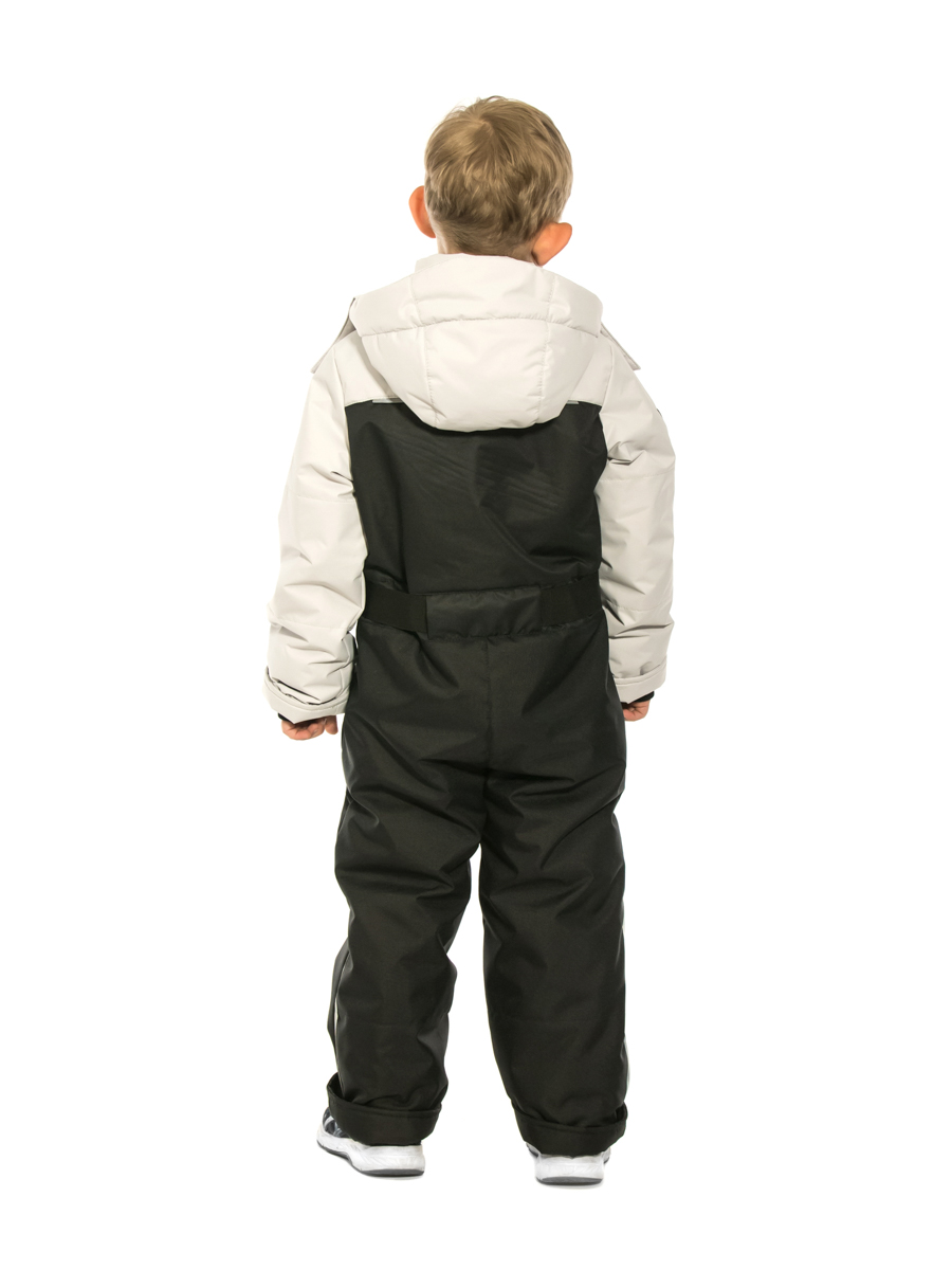 Комбинезон GooDvinKids КМ12019-19/черный_серый - фото 2