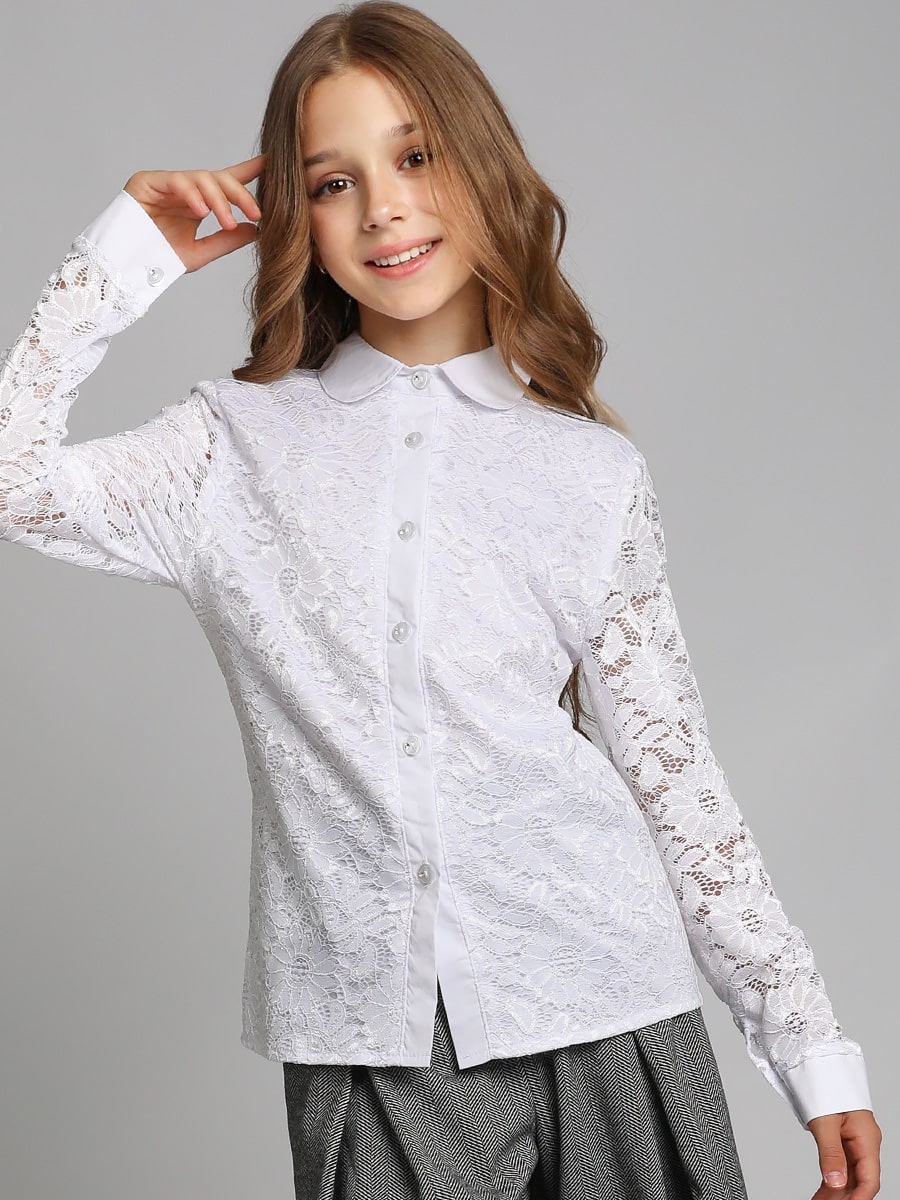 Блузка Соль и Перец sp008.1белый - фото 14