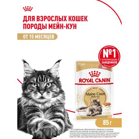 Корм для кошек ROYAL CANIN Мейн кун соус 85г