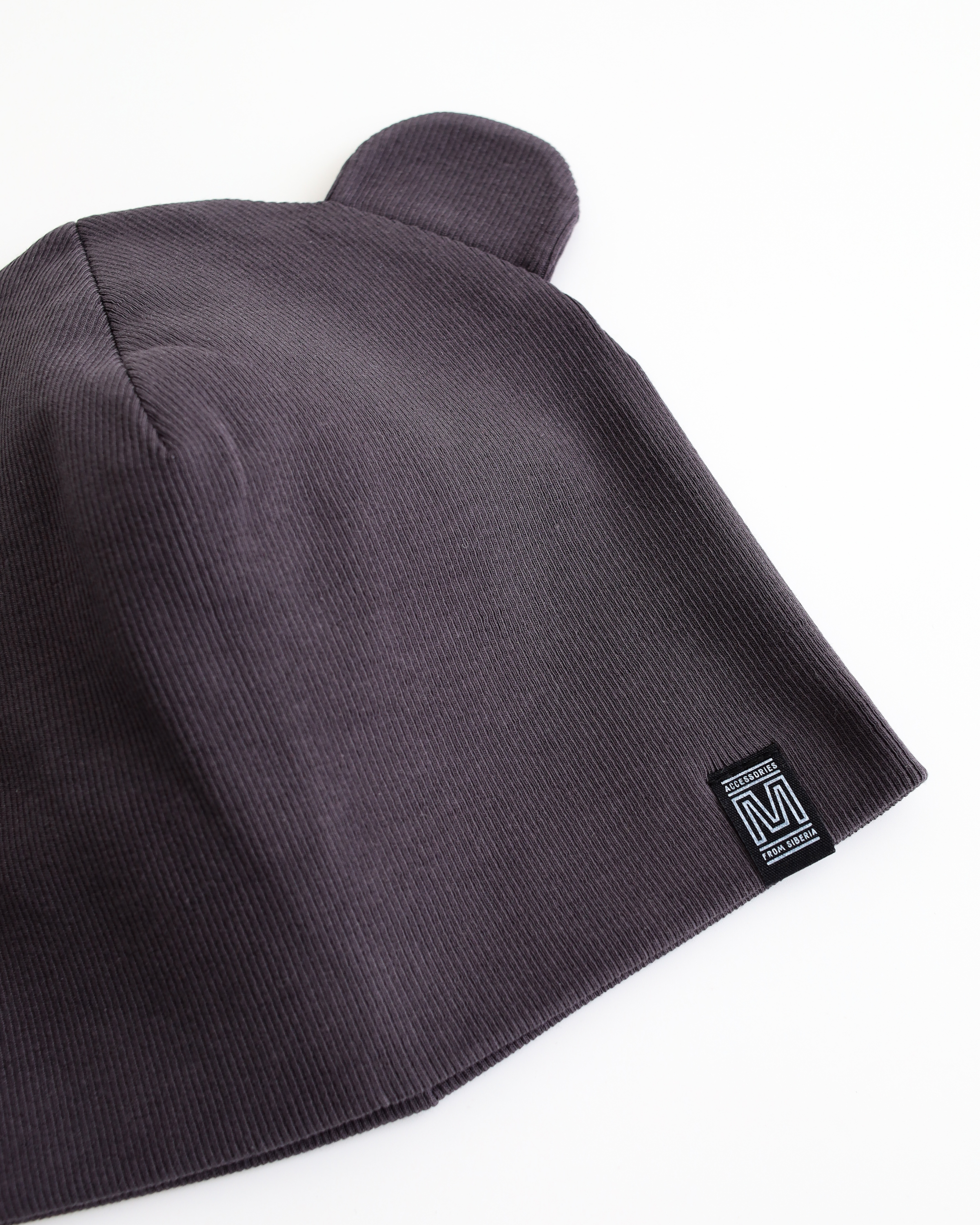 Шапка MINIDINO Т-ГУ-Ш008Шапка Уши 2.0 графит - фото 5