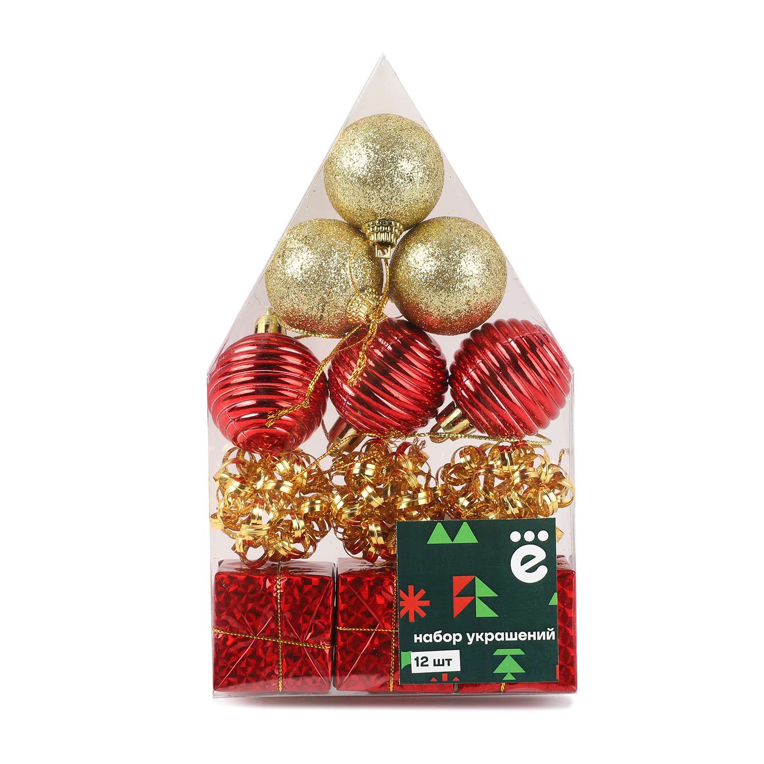 Набор елочных украшений ё 12шт - фото 2