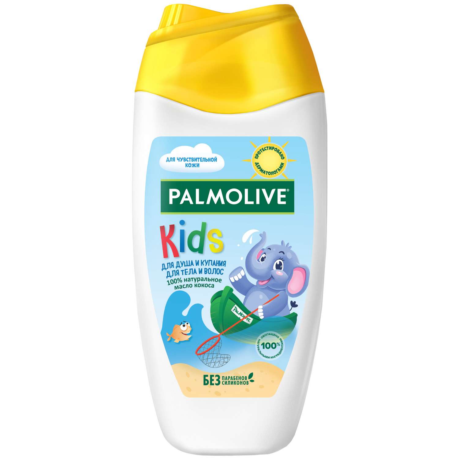 Гель Palmolive для тела и волос с кокосом 250 мл - фото 1